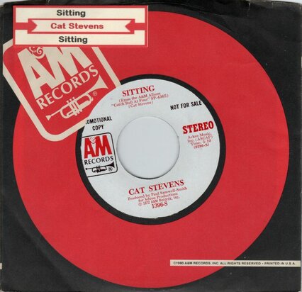 Cat Stevens - Sitting + Sitting (Vinylsingle)