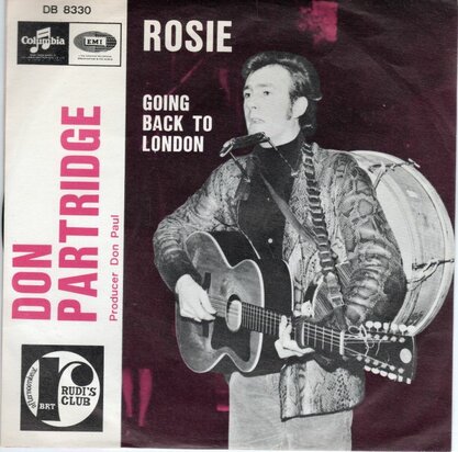 Don Partridge - Rosie + Going back to London (Vinylsingle)