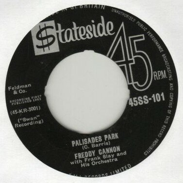 Freddy Cannon - Palisades Park + June, July, And August (Vinylsingle)