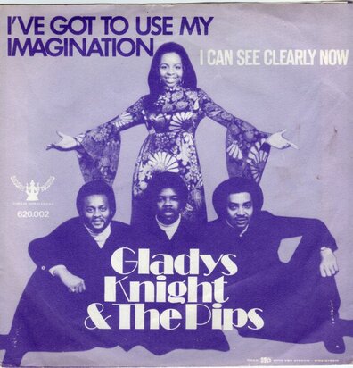 Gladys Knight - I've got to use my imagination + I can see clearly now (Vinylsingle)