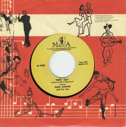 Glen Cooper - They Say + Sugar Mama (Vinylsingle)