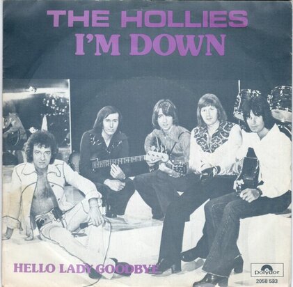 Hollies - I'm down + Hello lady goodbye (Vinylsingle)