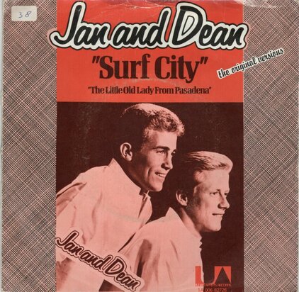 Jan & Dean - Surfcity + Little old lady from Pasadena (Vinylsingle)