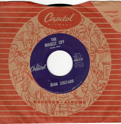 Jean Shepard - The Biggest Cry + I've Got To Talk To Mary (Vinylsingle)