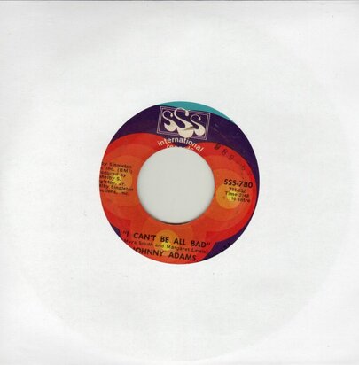 Johnny Adams - I Can't Be All Bad + In A Moment Of Weakness (Vinylsingle)