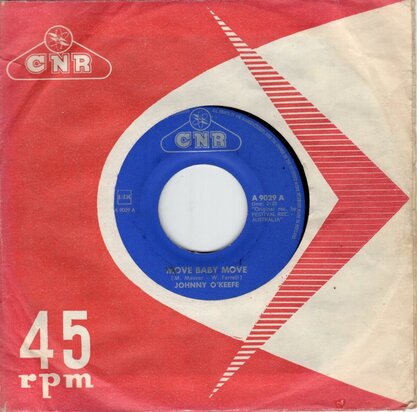 Johnny O'Keefe - Move Baby Move + You'll Never Cherish A Love So True  (Vinylsingle)