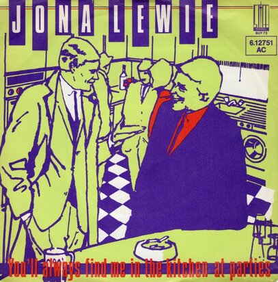 Jona Lewie - You'll aways find me in the kitchen + Bureau. (Vinylsingle)