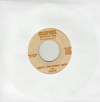 Loretta Lynn & Conway Twitty - As Soon As I Hang Up The Phone + Louisiana Woman (Vinylsingle)