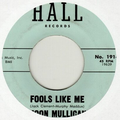 Moon Mullican - Fools Like Me + Make Friends (Vinylsingle)