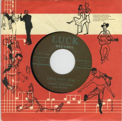 Morry Williams and the Kids - Long Foot Jene + Time Runs Out (Vinylsingle)