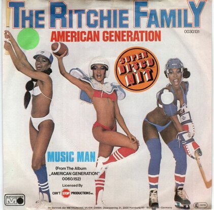 Ritchie Family - American generation + Music man (Vinylsingle)