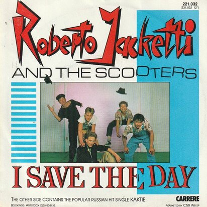 Roberto Jacketti - I save the day + Kaktie (Vinylsingle)