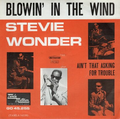 Stevie Wonder - Blowin' in the wind + Ain't that asking for trouble (Vinylsingle)