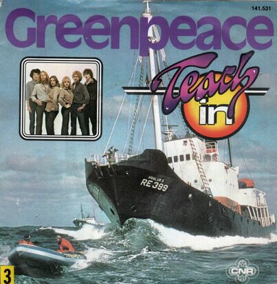 Teach In - Greenpeace + (ned. Versie) (Vinylsingle)