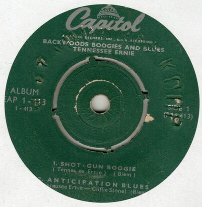 Tennessee Ernie - Backwoods Boogies And Blues (EP) (Vinylsingle)