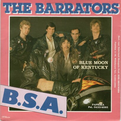 The Barrators - B.S.A. + Blue Moon Of Kentucky (Vinylsingle)