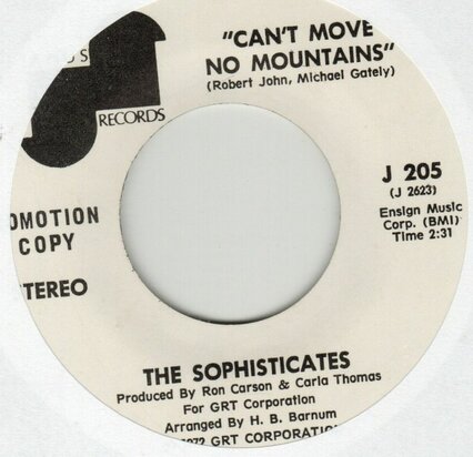 The Sophisticates - Can't Move No Mountains + Can't Move No Mountains (Vinylsingle)