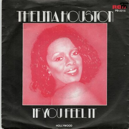Thelma Houston - If you feel it + Hollywood (Vinylsingle)