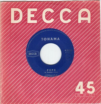 Tohama - Pepe + Les Filles De Corfou (Vinylsingle)