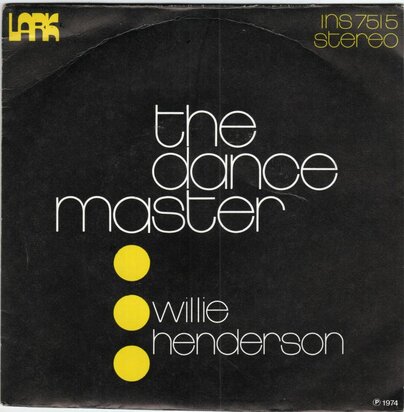Willie Henderson - Dance master + (instr.) (Vinylsingle)