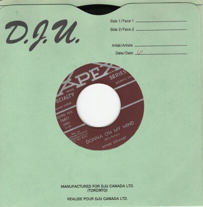 Wynn Stewart - Donna On My Mind + Another Day, Another Dollar (Vinylsingle)