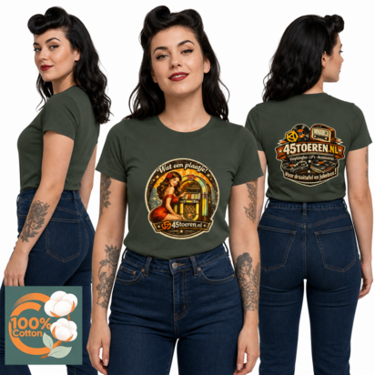 T-Shirt Groen maat XL "Wat een plaatje"