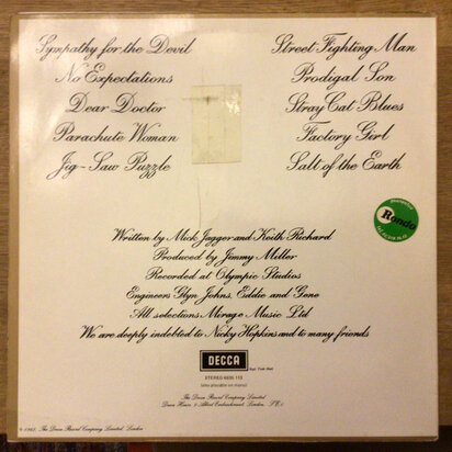 The Rolling Stones - Beggars Banquet (Vinyl LP)