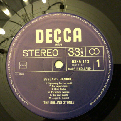 The Rolling Stones - Beggars Banquet (Vinyl LP)