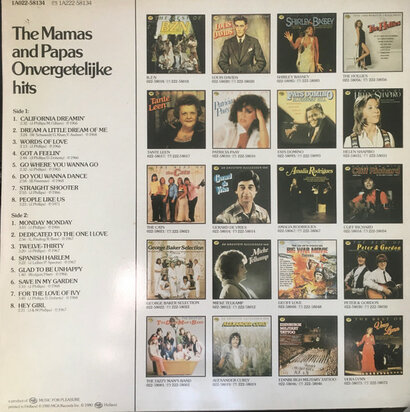 The Mamas & The Papas - Onvergetelijke Hits (Vinyl LP)