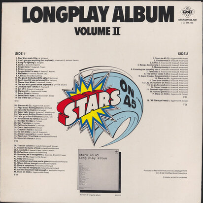 Stars On 45 - Stars On 45 Longplay Album (Volume II) (Vinyl LP)