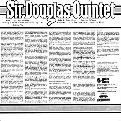 Sir Douglas Quintet - Wanted Very Much Alive (Vinyl LP)