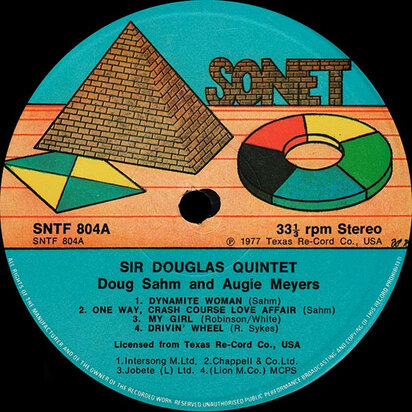 Sir Douglas Quintet - Wanted Very Much Alive (Vinyl LP)