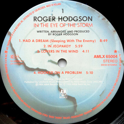 Roger Hodgson - In The Eye Of The Storm (Vinyl LP)