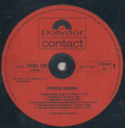 Procol Harum - Procol Harum (Vinyl LP)