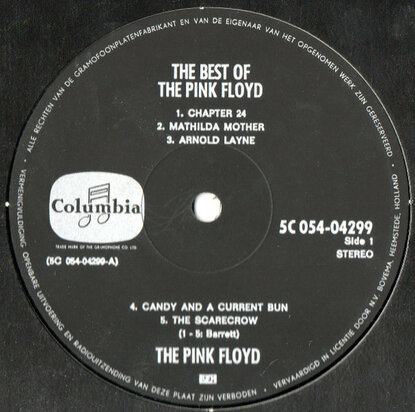 Pink Floyd - The Best Of The Pink Floyd (Vinyl LP)
