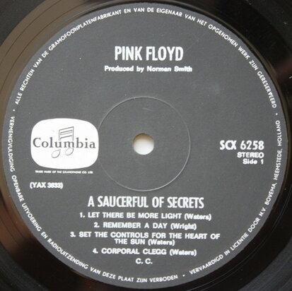 Pink Floyd - A Saucerful Of Secrets (Vinyl LP)