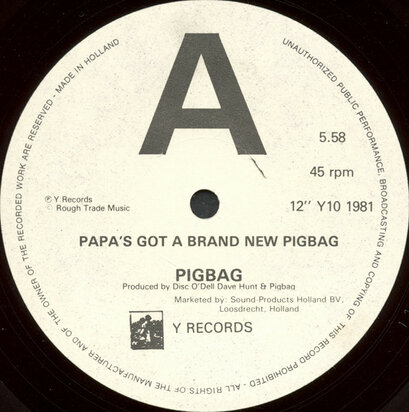 Pigbag - Papa's Got A Brand New Pigbag (Vinyl LP)
