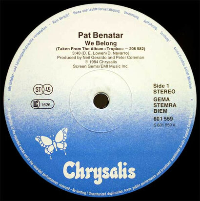 Pat Benatar - We Belong (Vinyl LP)