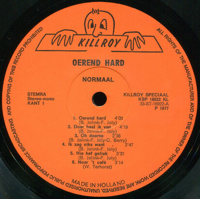 Normaal - Oerend Hard (Vinyl LP)