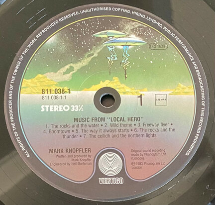 Mark Knopfler - Local Hero (Vinyl LP)