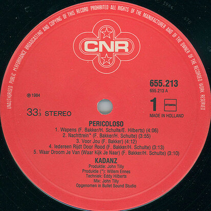 Kadanz - Pericoloso (Vinyl LP)