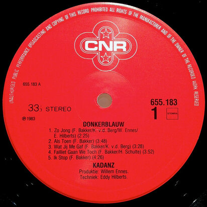 Kadanz - Donkerblauw (Vinyl LP)