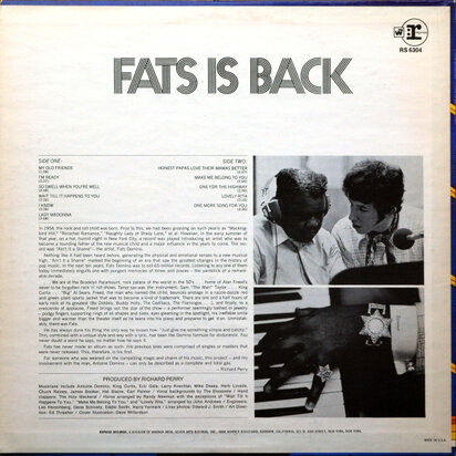 Fats Domino - Fats Is Back (Vinyl LP)