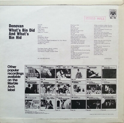 Donovan - What's Bin Did And What's Bin Hid (Vinyl LP)