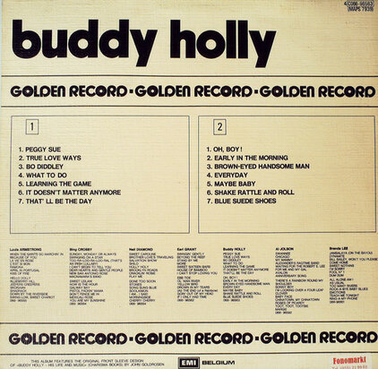 Buddy Holly - Golden Record (Vinyl LP)