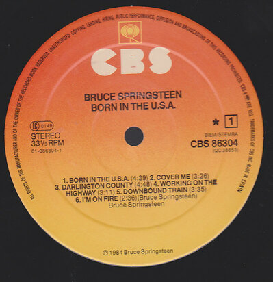 Bruce Springsteen - Born In The U.S.A. (Vinyl LP)