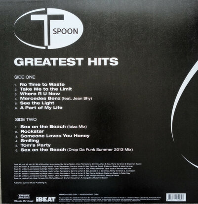 T-SPOON - GREATEST HITS -COLOURED- (Vinyl LP)