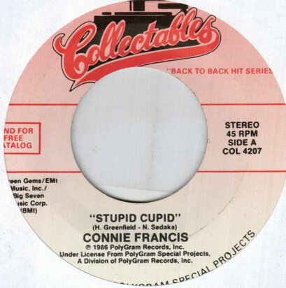 Conny Francis - Stupid cupid + My happiness (Vinylsingle)