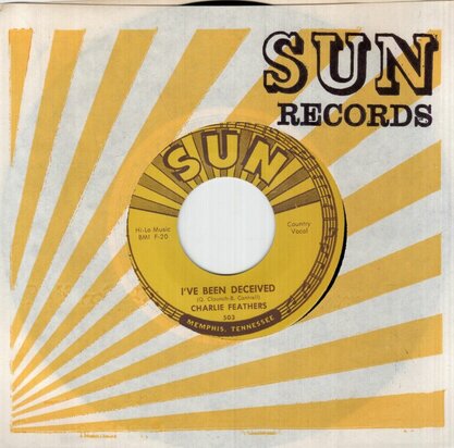 Charlie Feathers - Peepin' Eyes + I've Been Deceived (Vinylsingle)