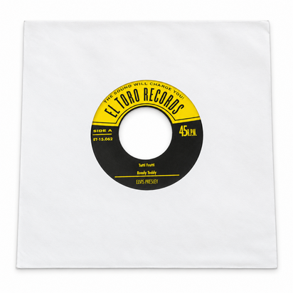 White Paper Sleeves (Standard Quality) for 7" Vinylsingles - 100 pieces